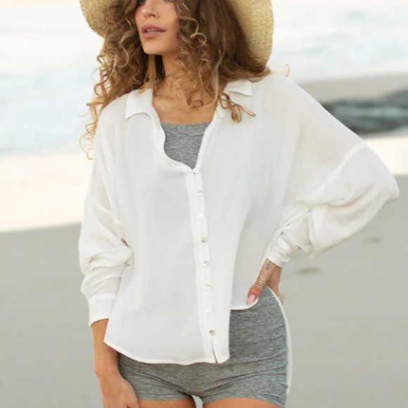 NWT MARIKA TOP IN ECRU - Picture 1 of 3
